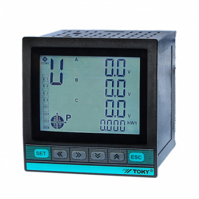 Toky Dw9l Multifunction Digital Electric Power Meter Price With Rs485/power Factor